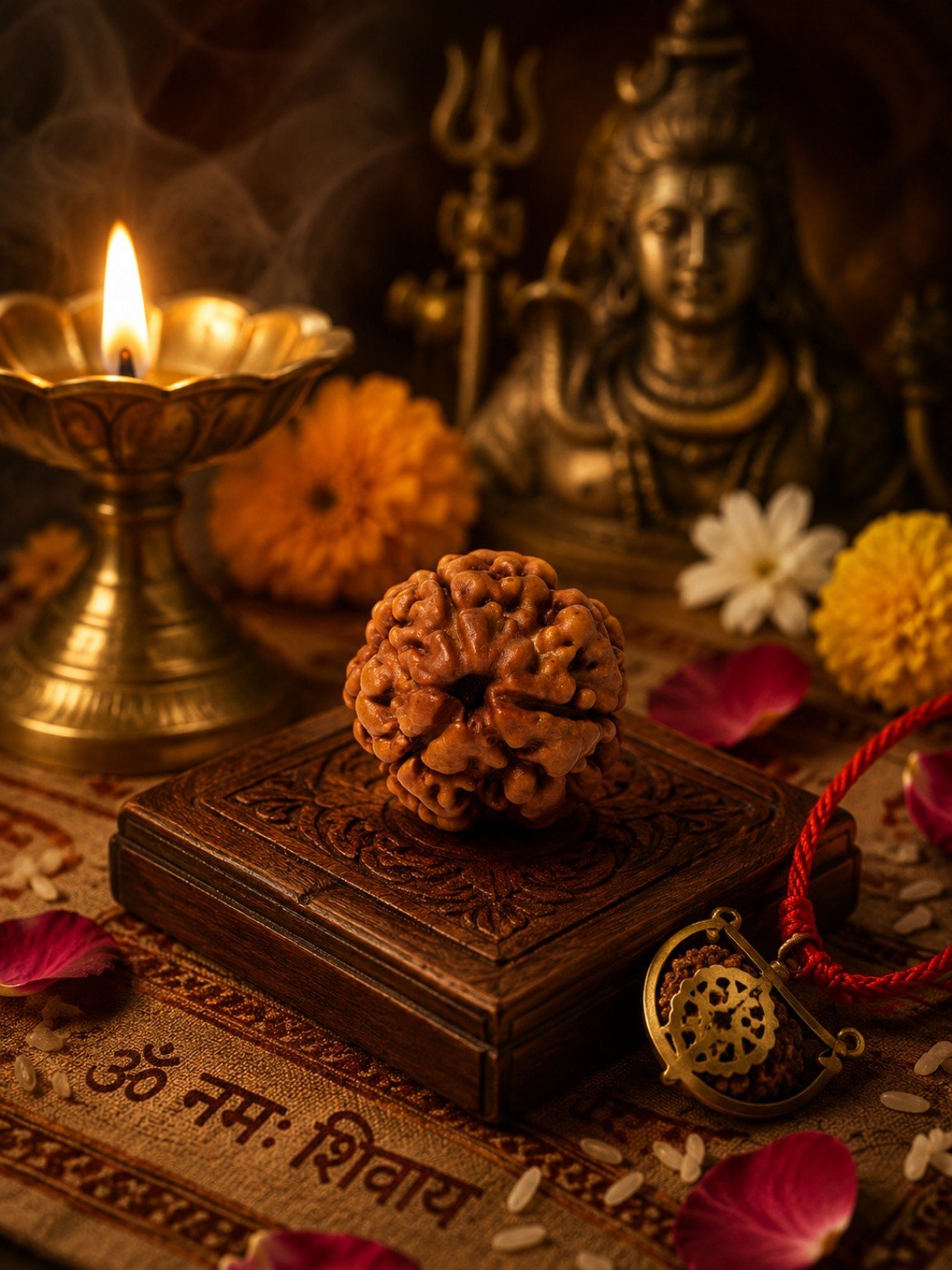 3 Mukhi Indonesian Rudraksha Catalog Photo