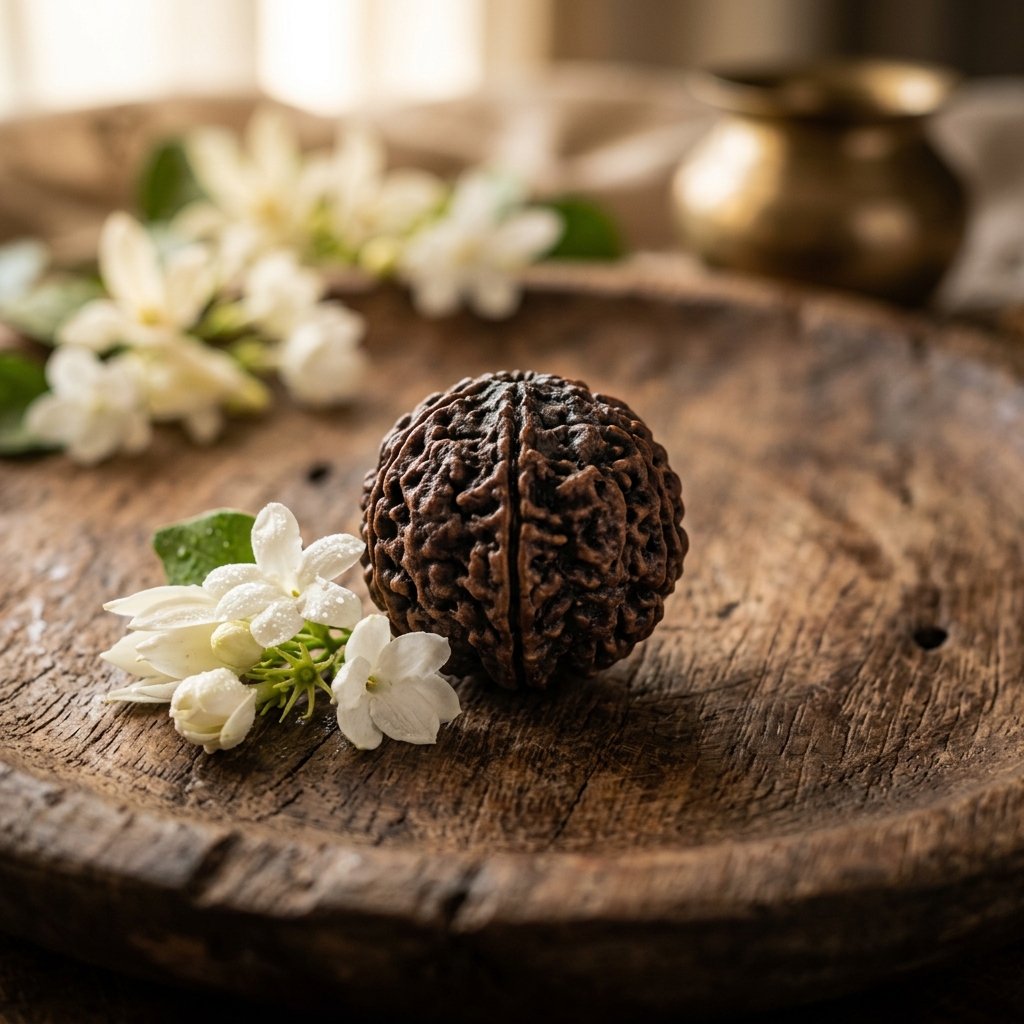 2 Mukhi Haridwar Rudraksha Photo Option